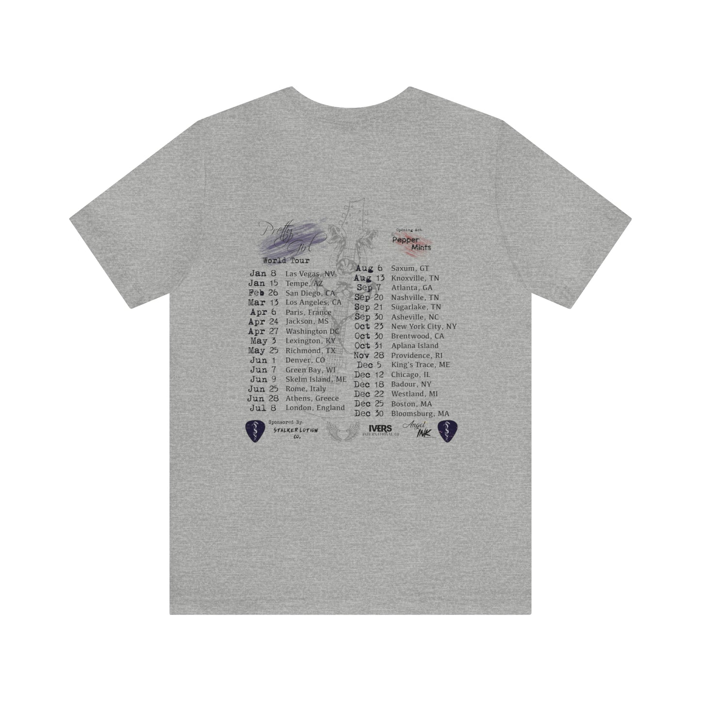 Aiden James Pretty Girl Tour Tee