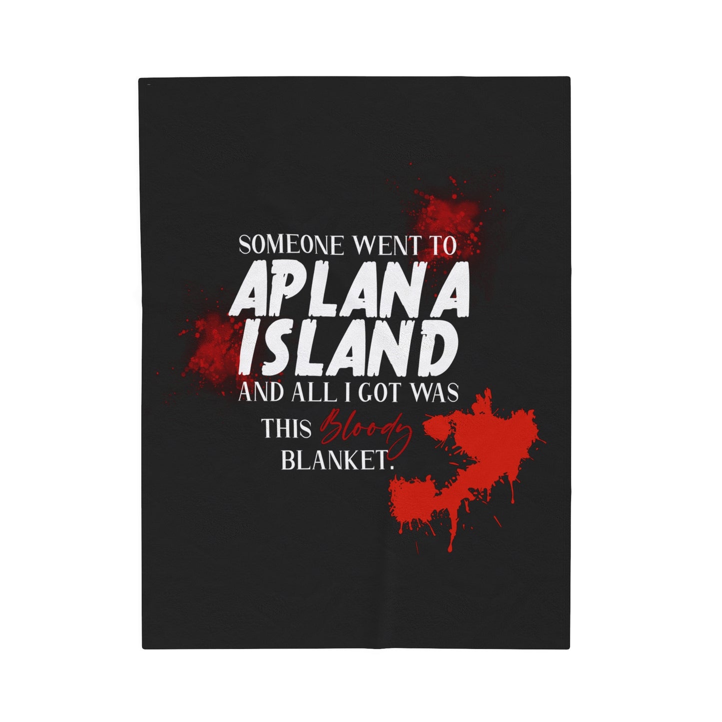 Aplana Island Velveteen Plush Blanket