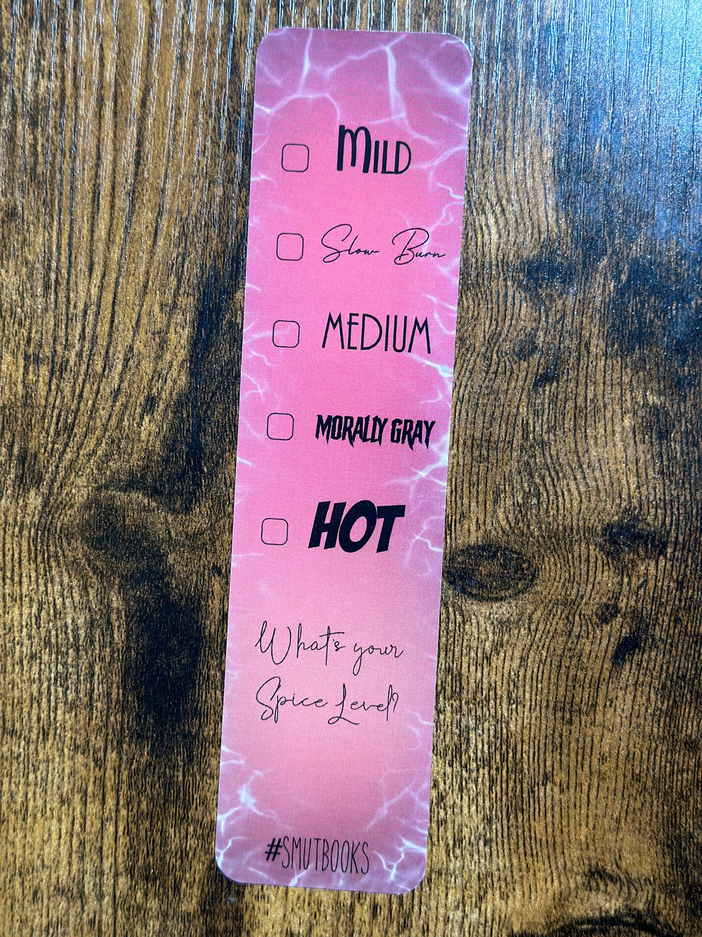 Spice Level Bookmark