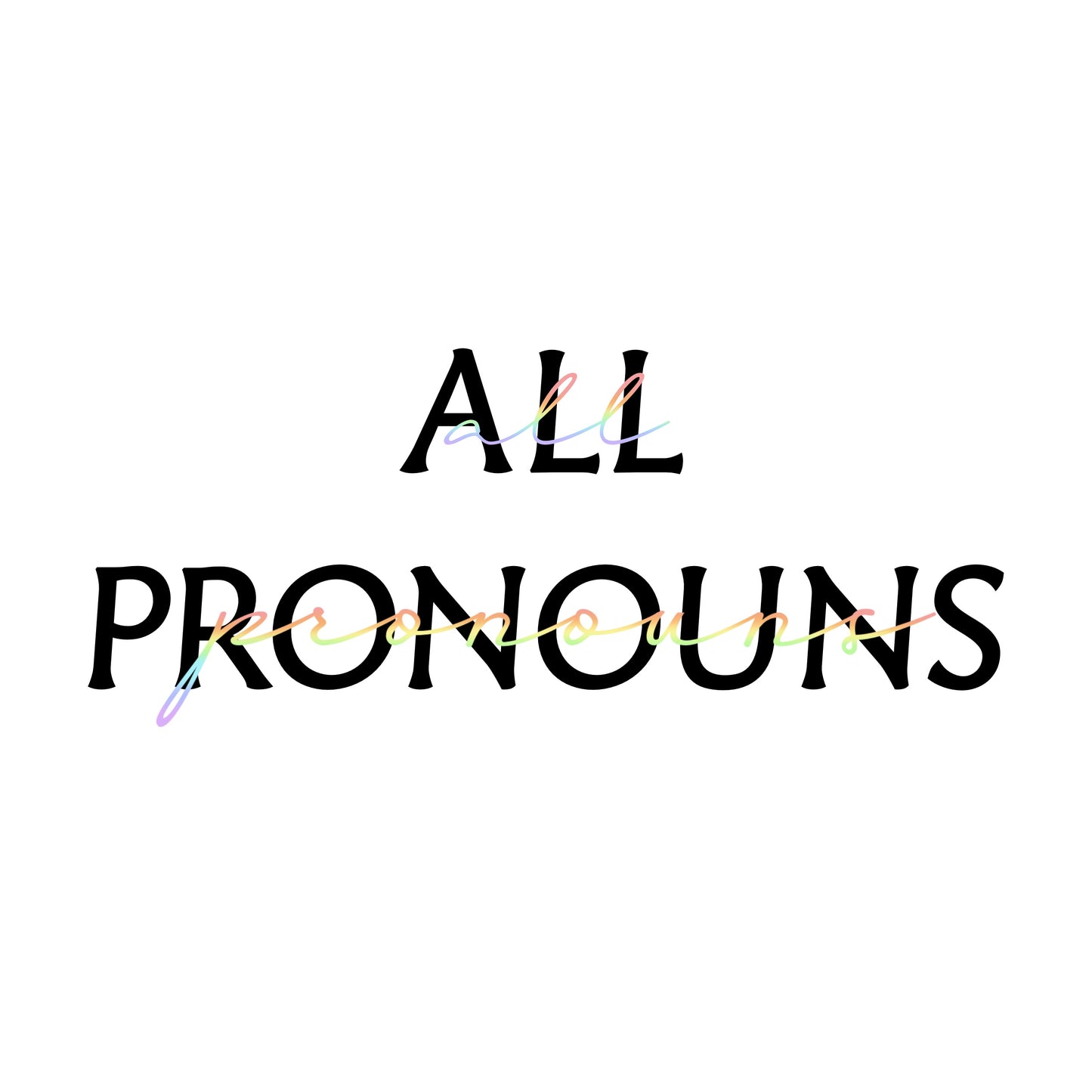 PRE-ORDER Pronoun Stickers