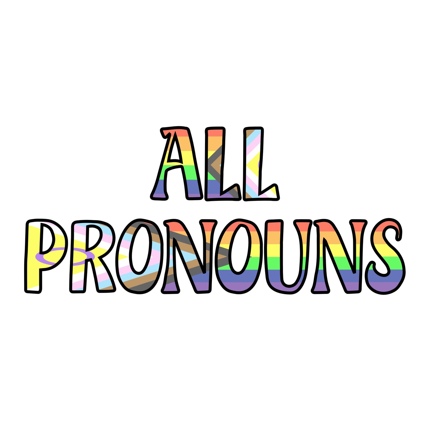 PRE-ORDER Pronoun Stickers
