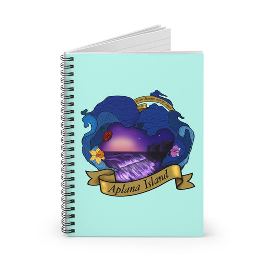 Aplana Island Notebook - Ruled Line