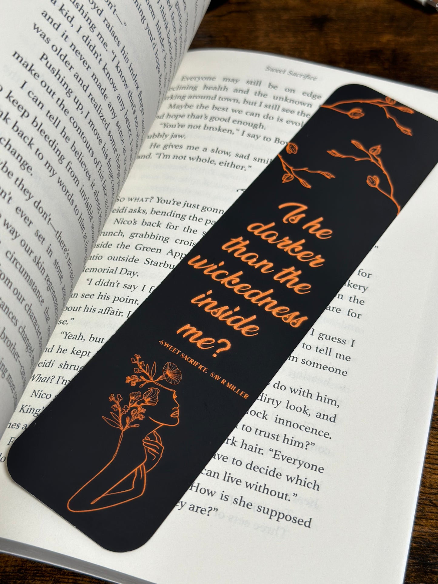 Sweet Sacrifice 8x2 Bookmark