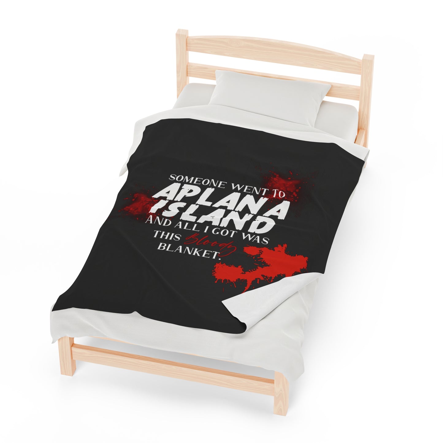 Aplana Island Velveteen Plush Blanket