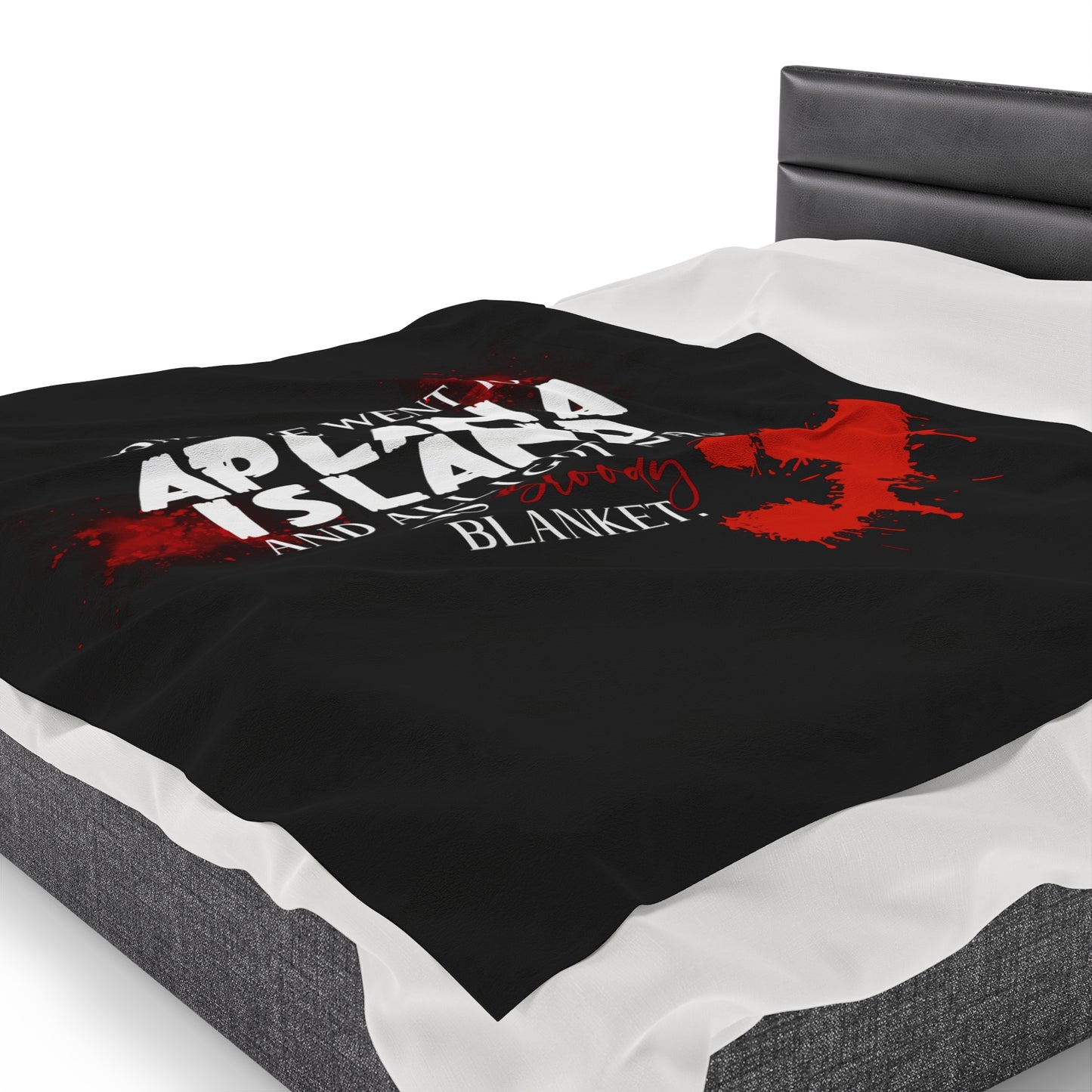 Aplana Island Velveteen Plush Blanket