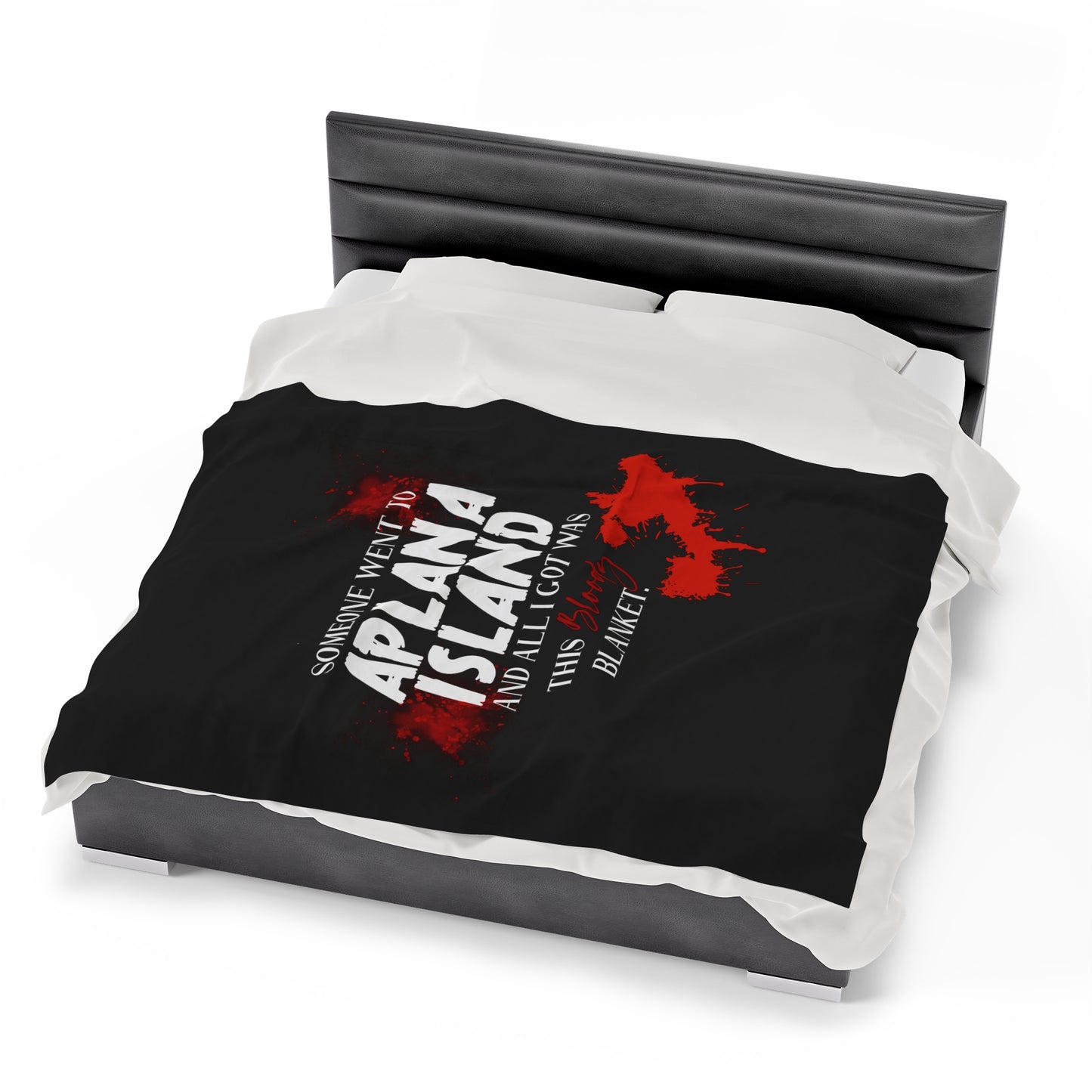 Aplana Island Velveteen Plush Blanket
