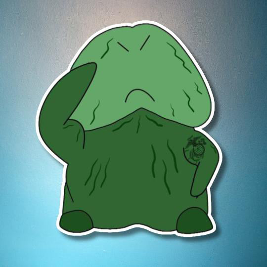 Big Green Guy Sticker