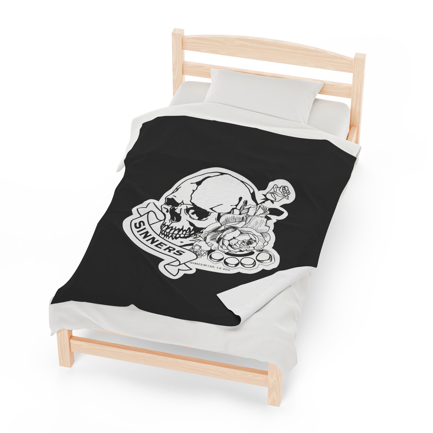Marked by Cain - AR Rose Licensed - Plush Blanket