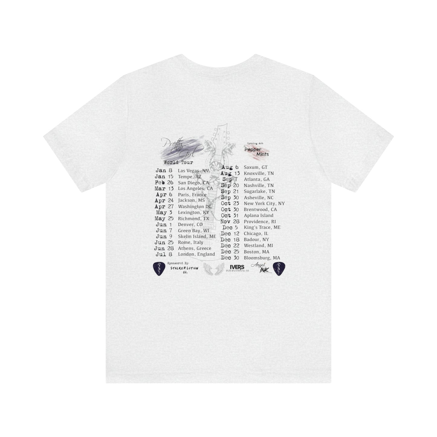 Aiden James Pretty Girl Tour Tee
