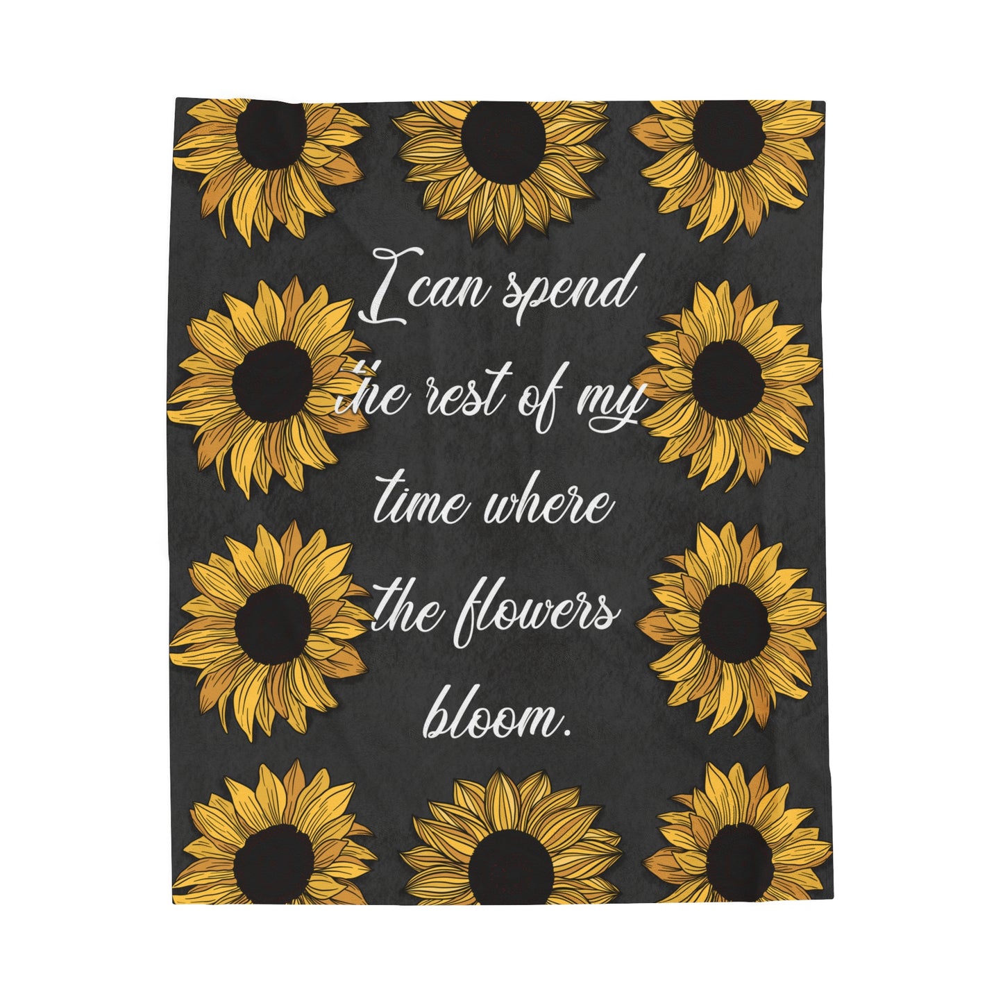 Where the Flowers Bloom Blanket
