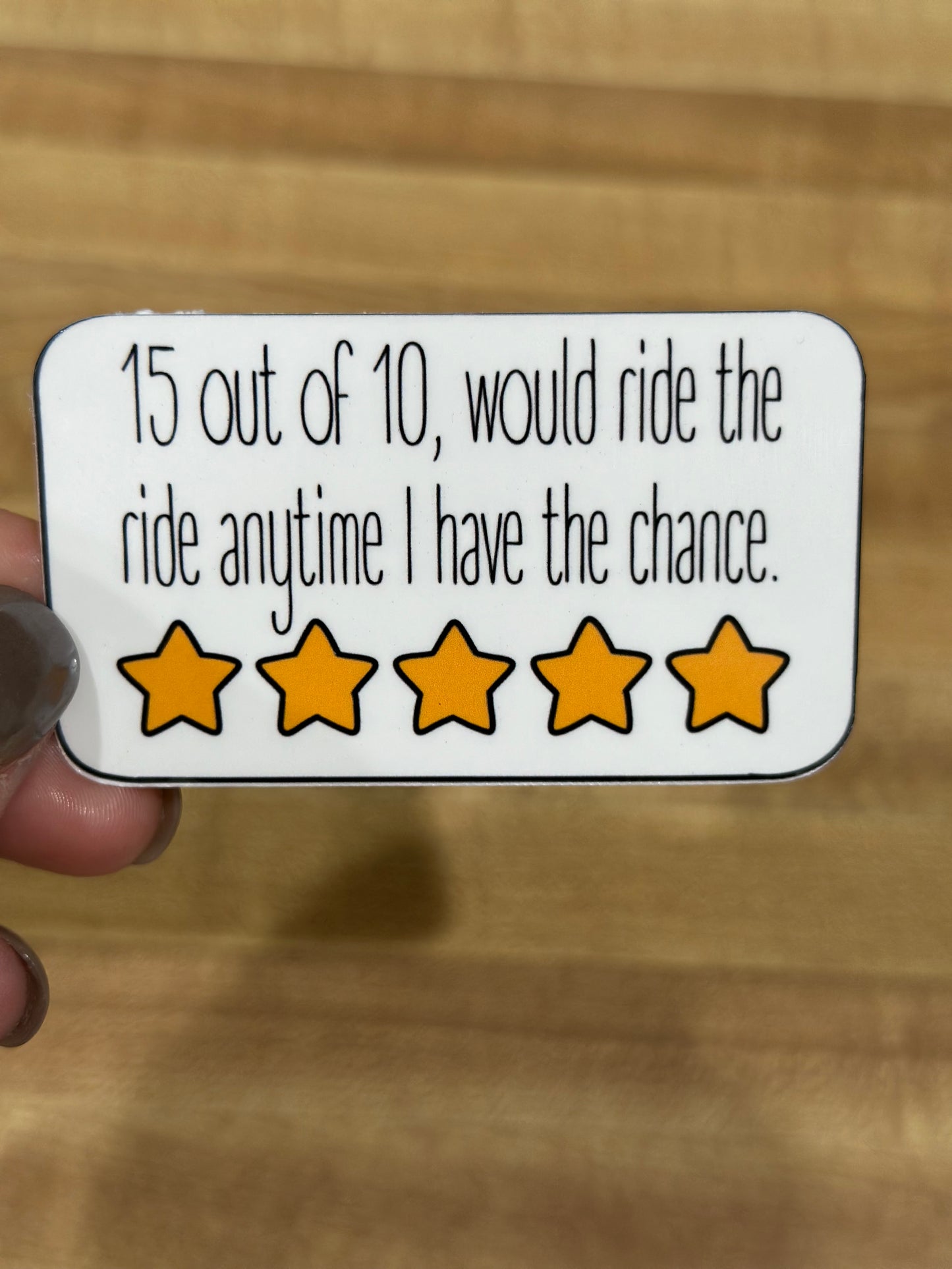 Reverse Pass Violet Quote Sticker