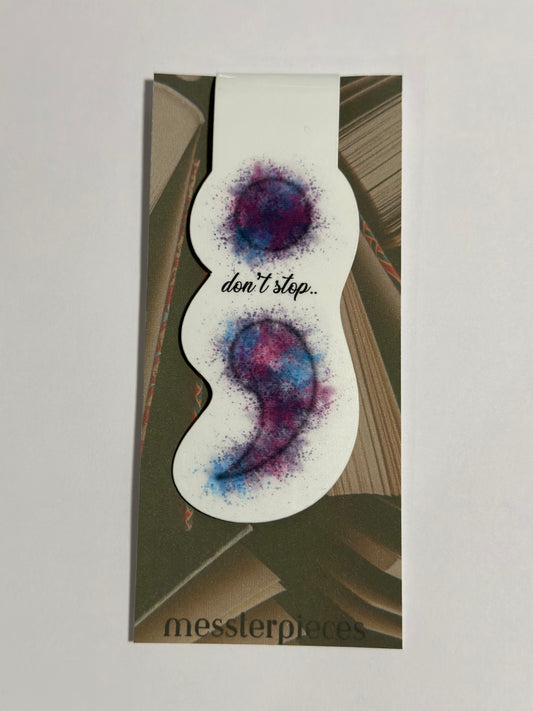 Don't Stop Magnetic Bookmark