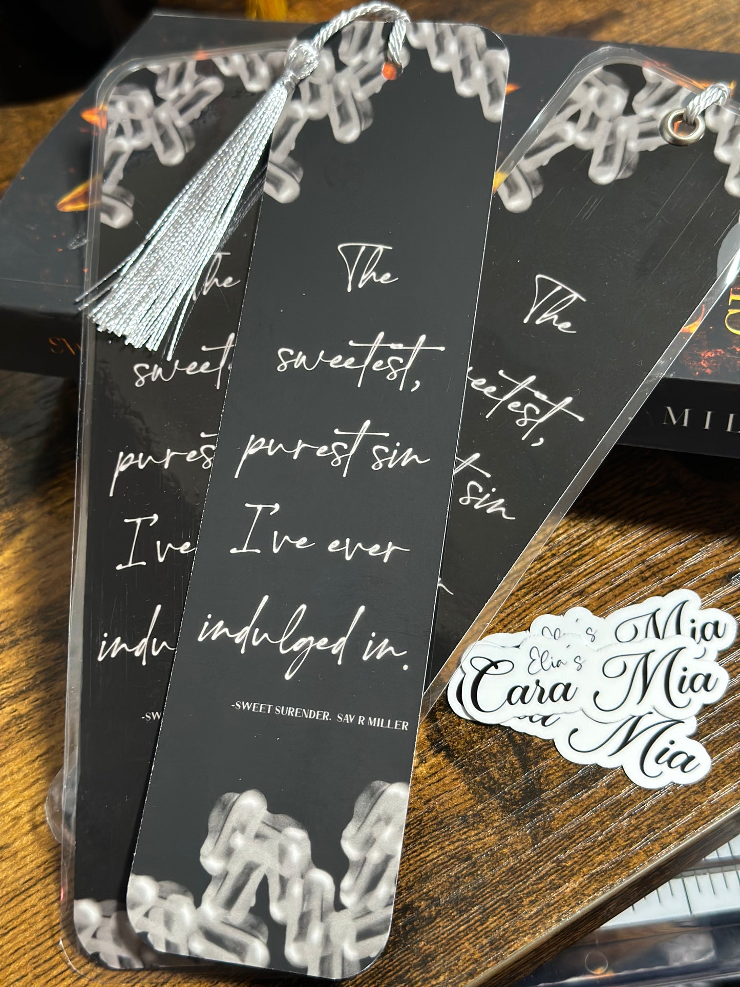 Sweet Surrender 8" x 2" Bookmark