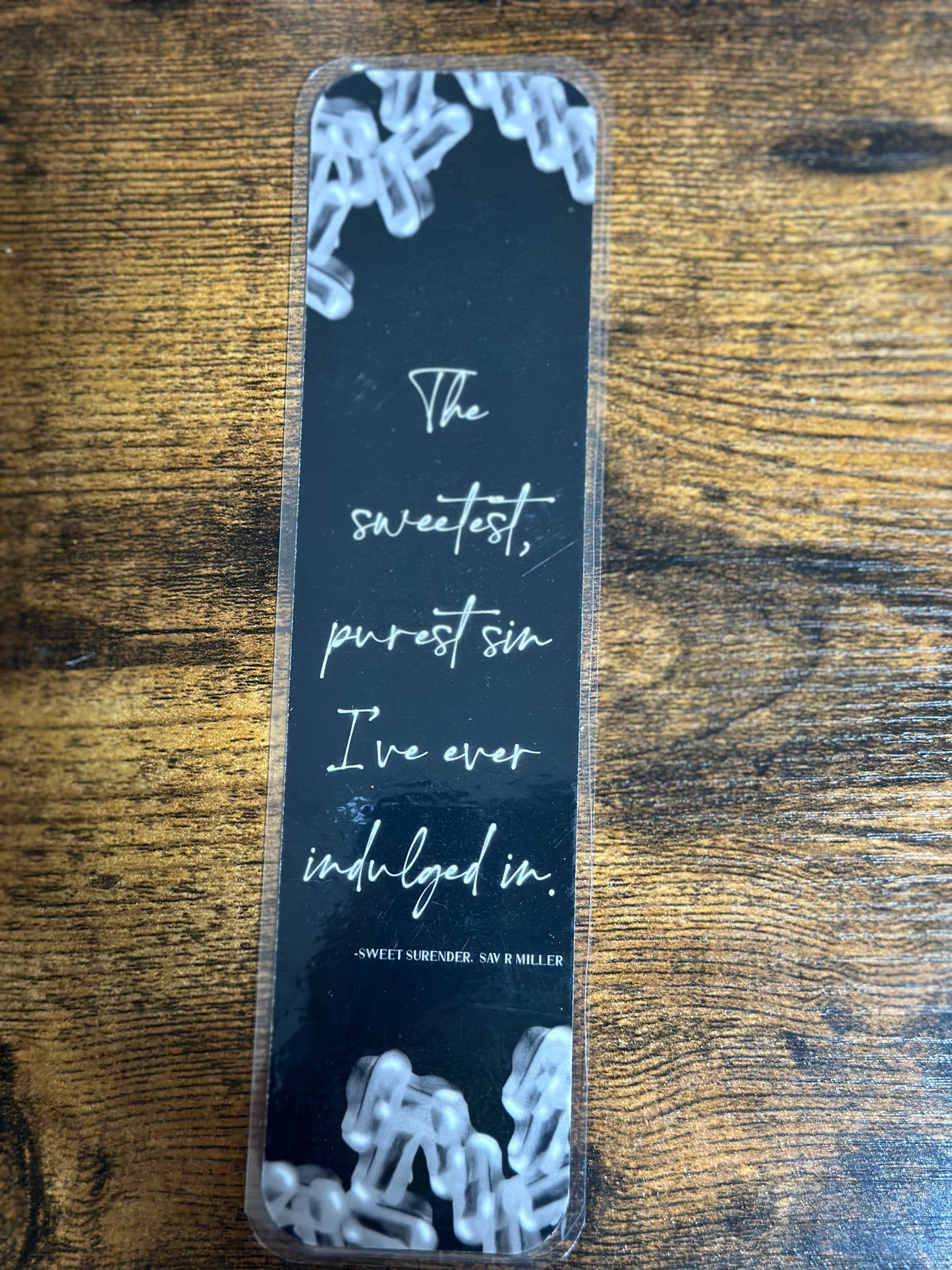 Sweet Surrender 8" x 2" Bookmark