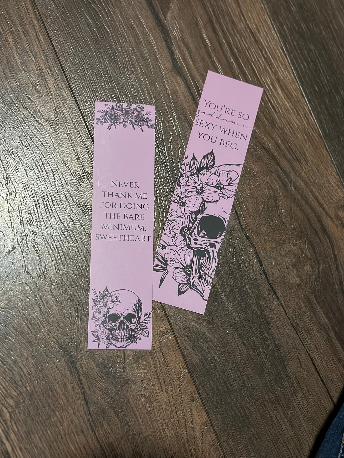 Bare minimum/Pretty when you beg Bookmark