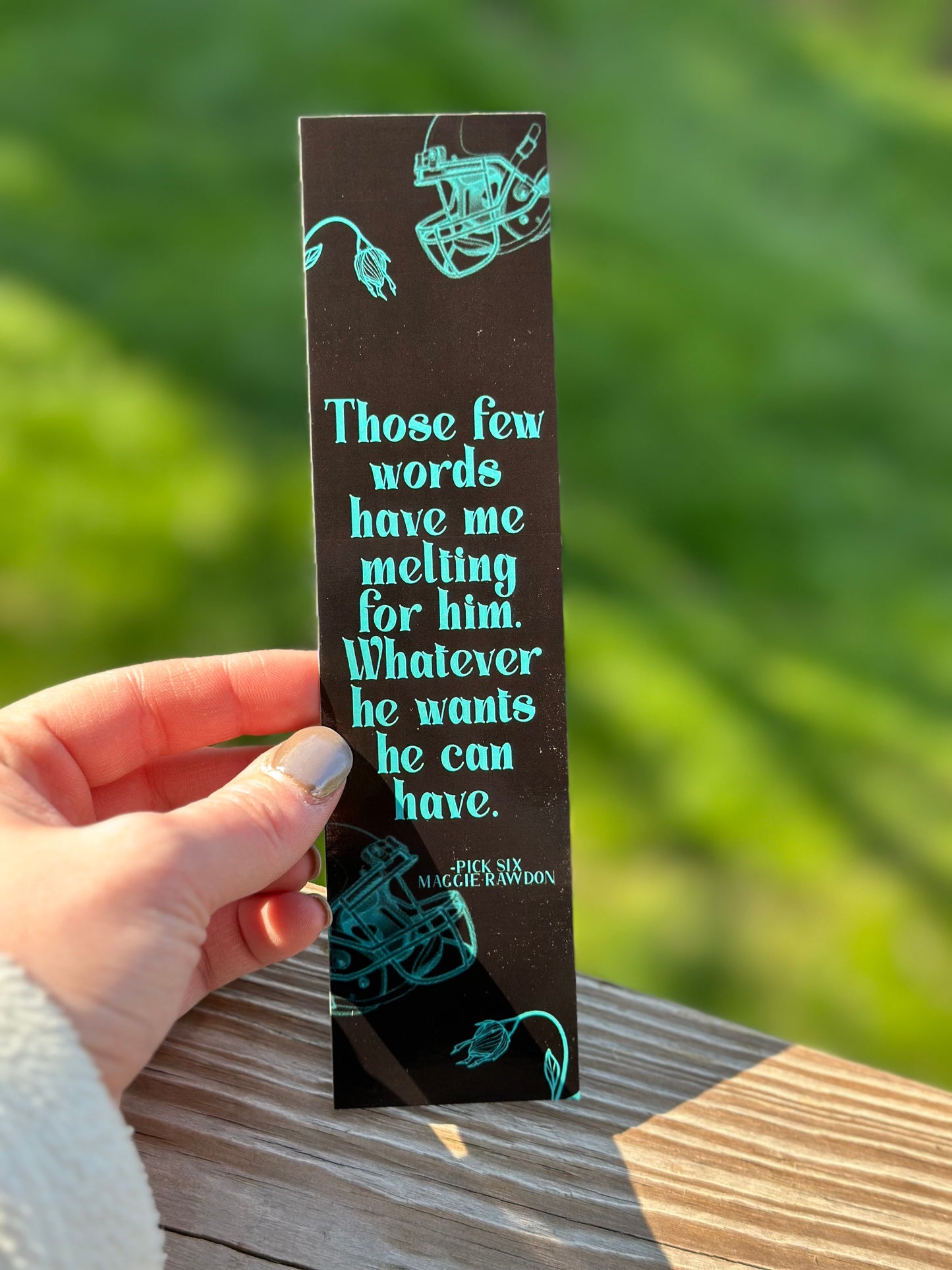 8x2 Pick Six Quote Bookmark