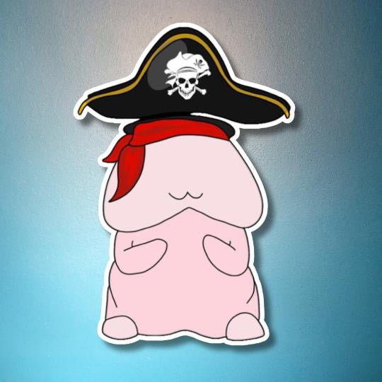 Cap'n Wuneyed Willie Sticker