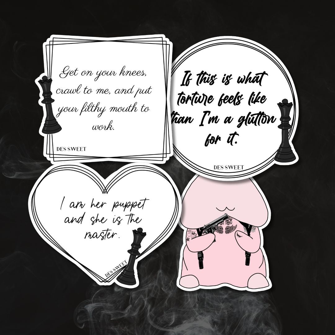 Arkham Mafia Quote Stickers