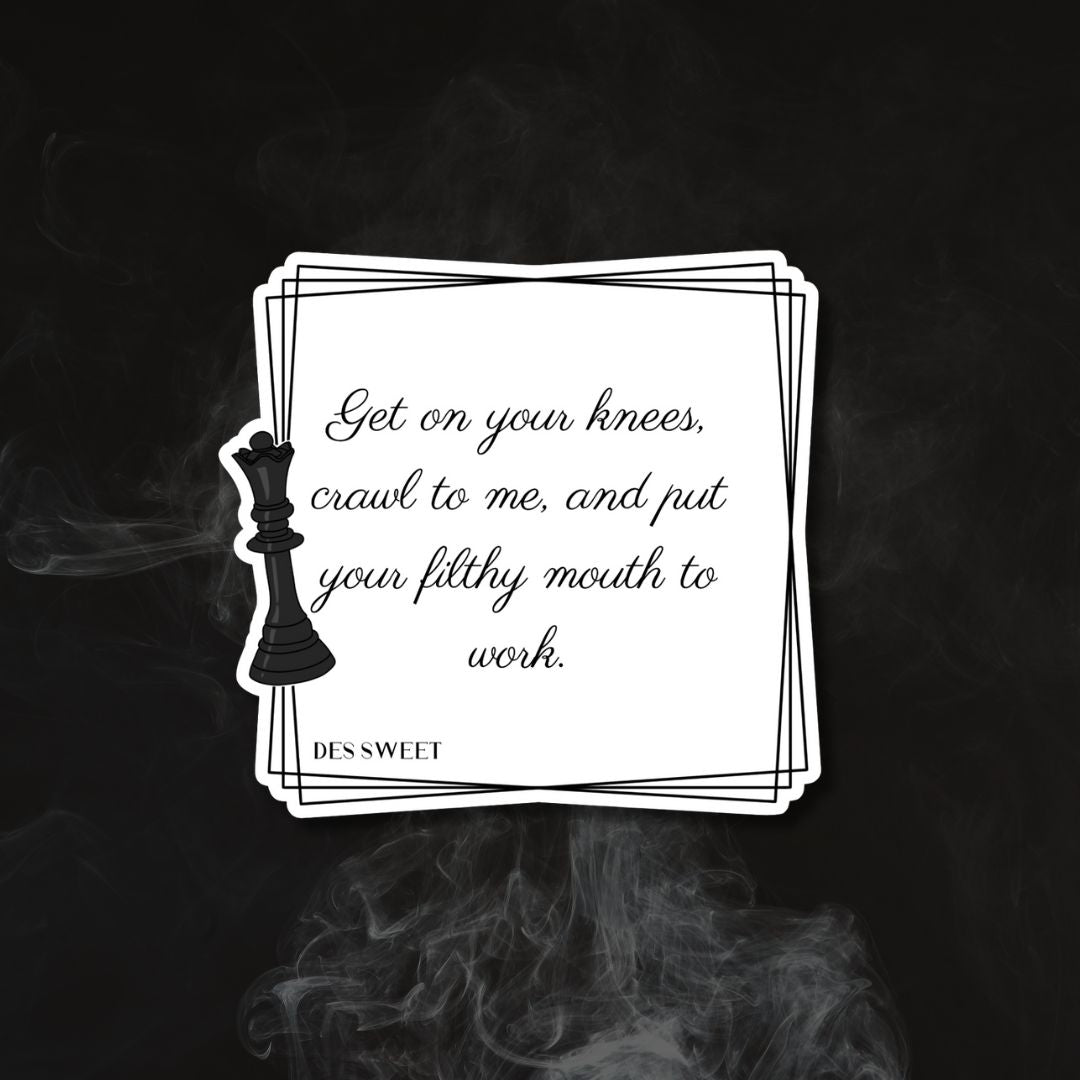Arkham Mafia Quote Stickers