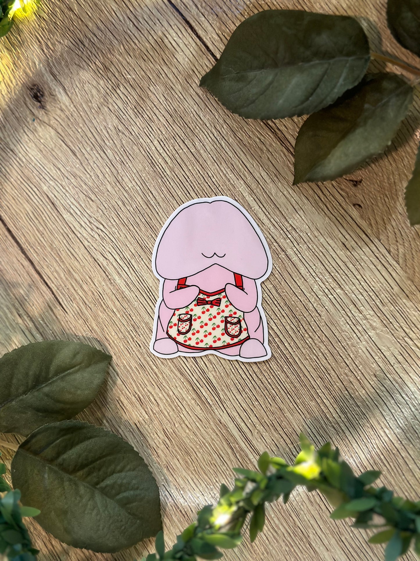 Cherry Apron Peen Sticker