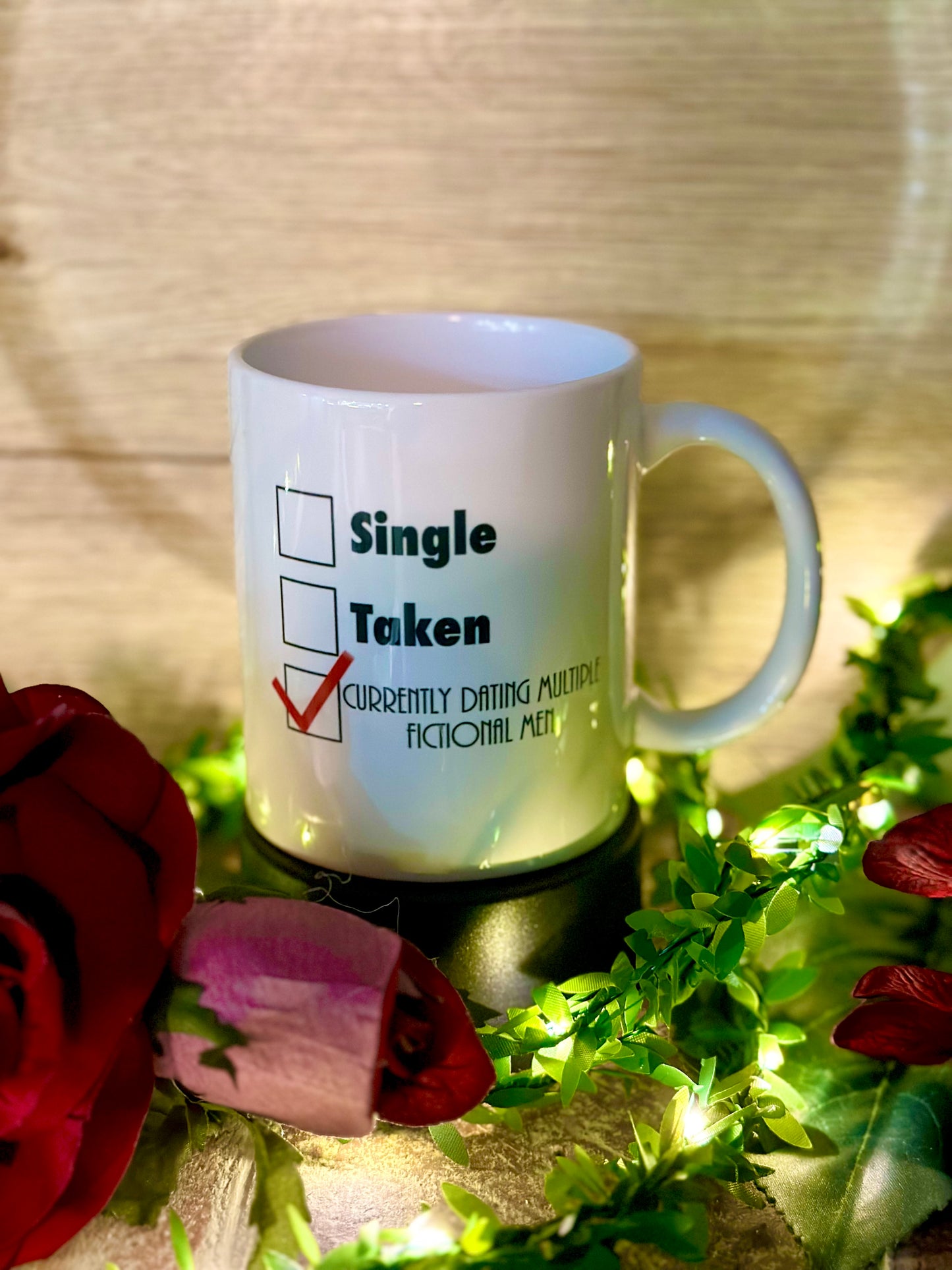 Book Boyfriend Check List Mug