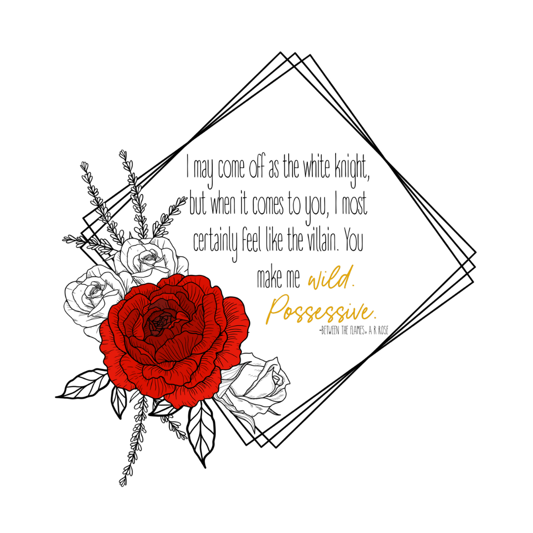 Between the Flames Foiled Sticker