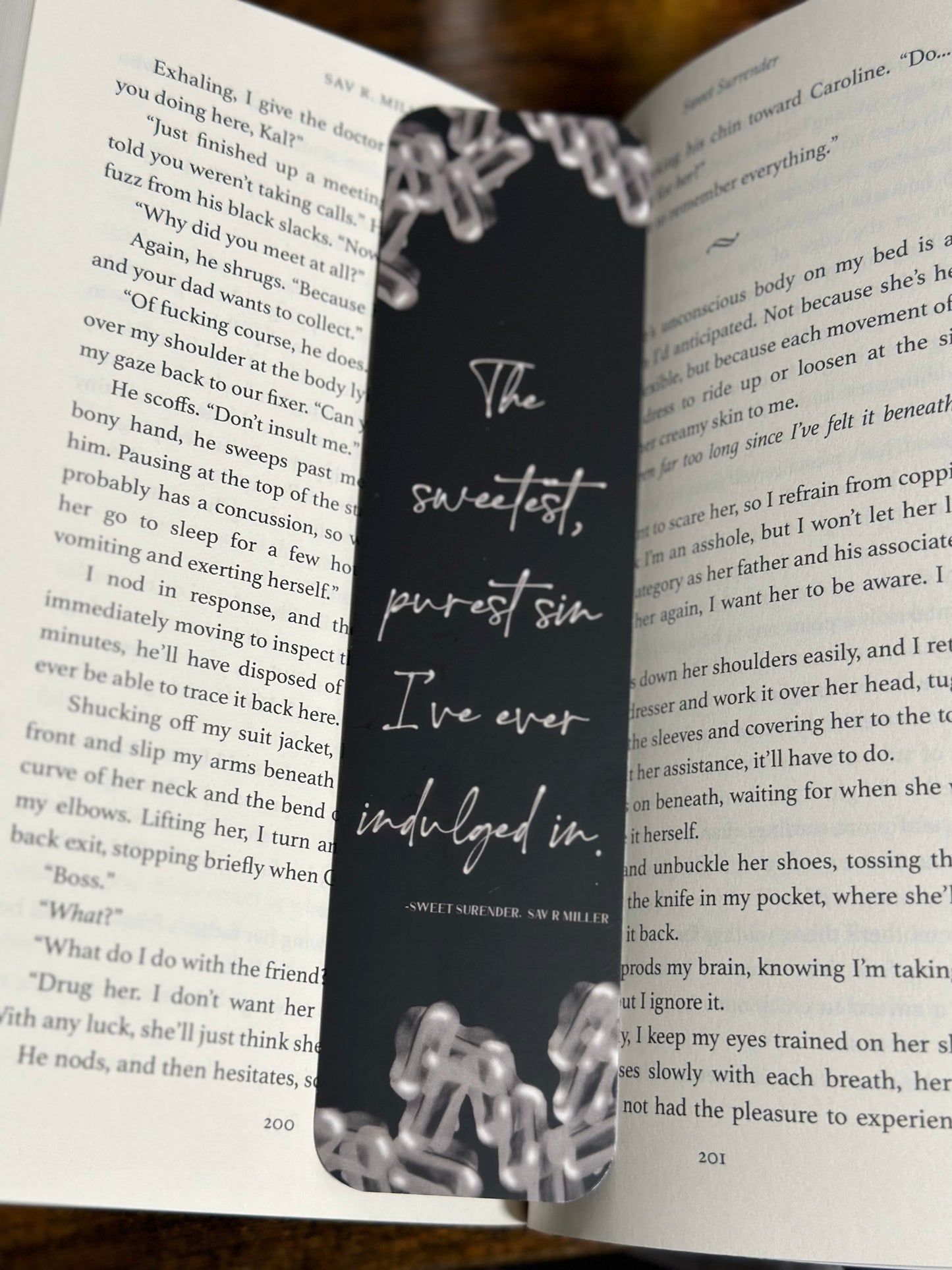 Sweet Surrender 8" x 2" Bookmark