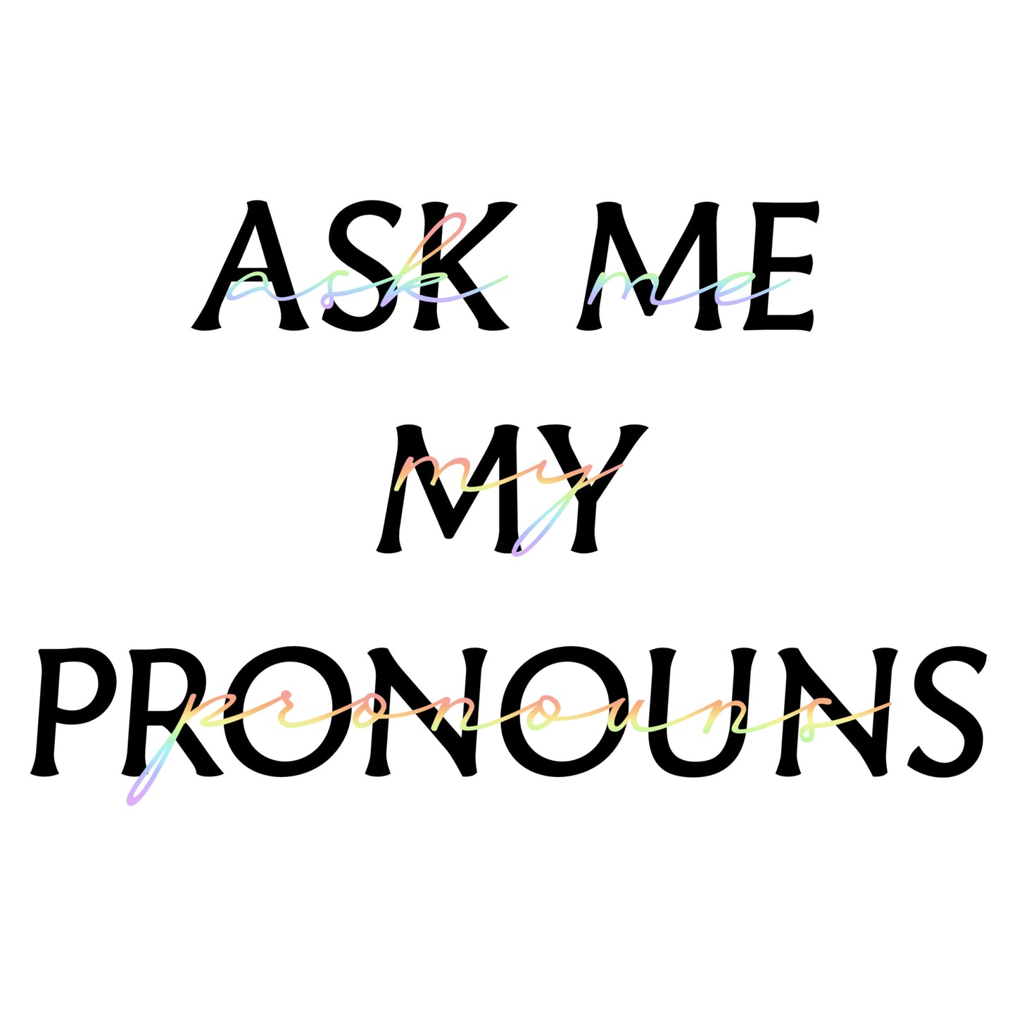 PRE-ORDER Pronoun Stickers