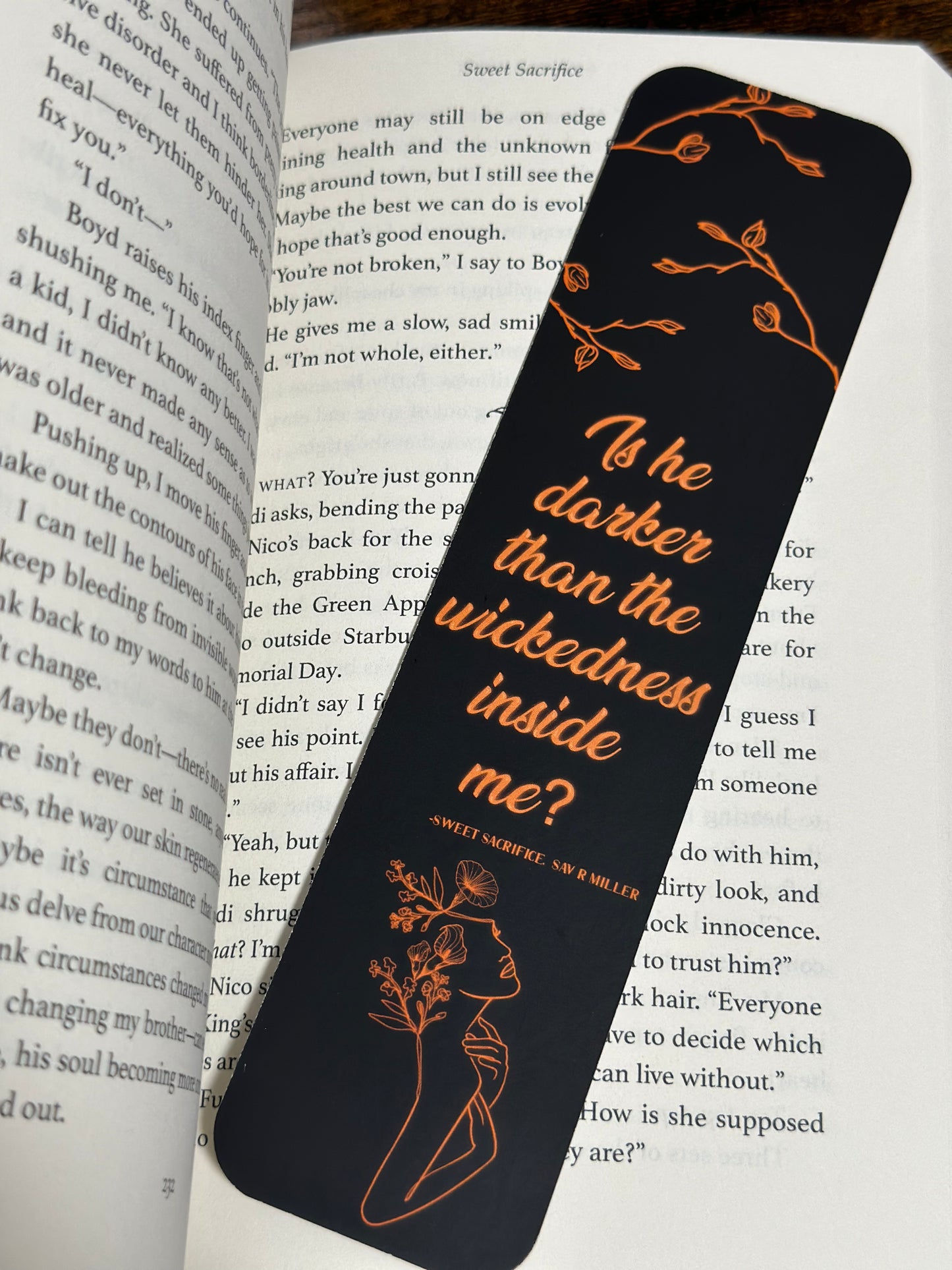 Sweet Sacrifice 8x2 Bookmark