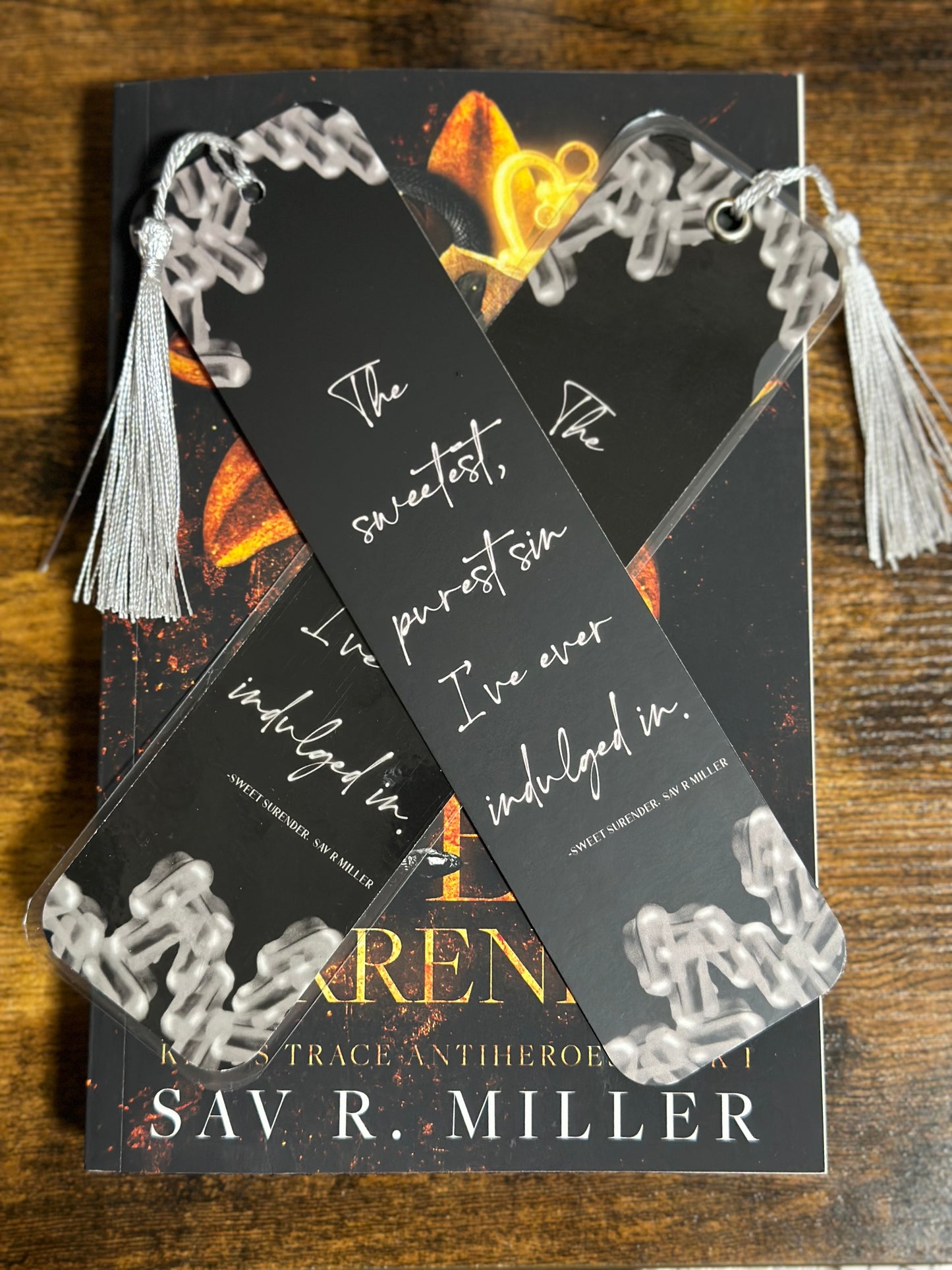 Sweet Surrender 8" x 2" Bookmark