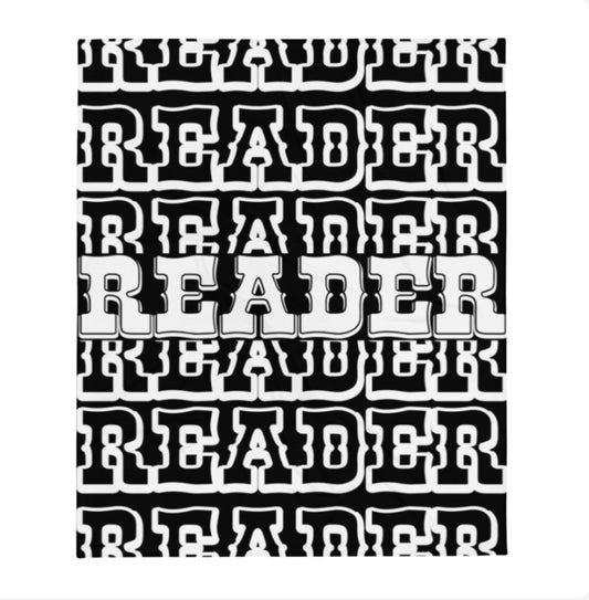Cowboy Reader Throw Blanket