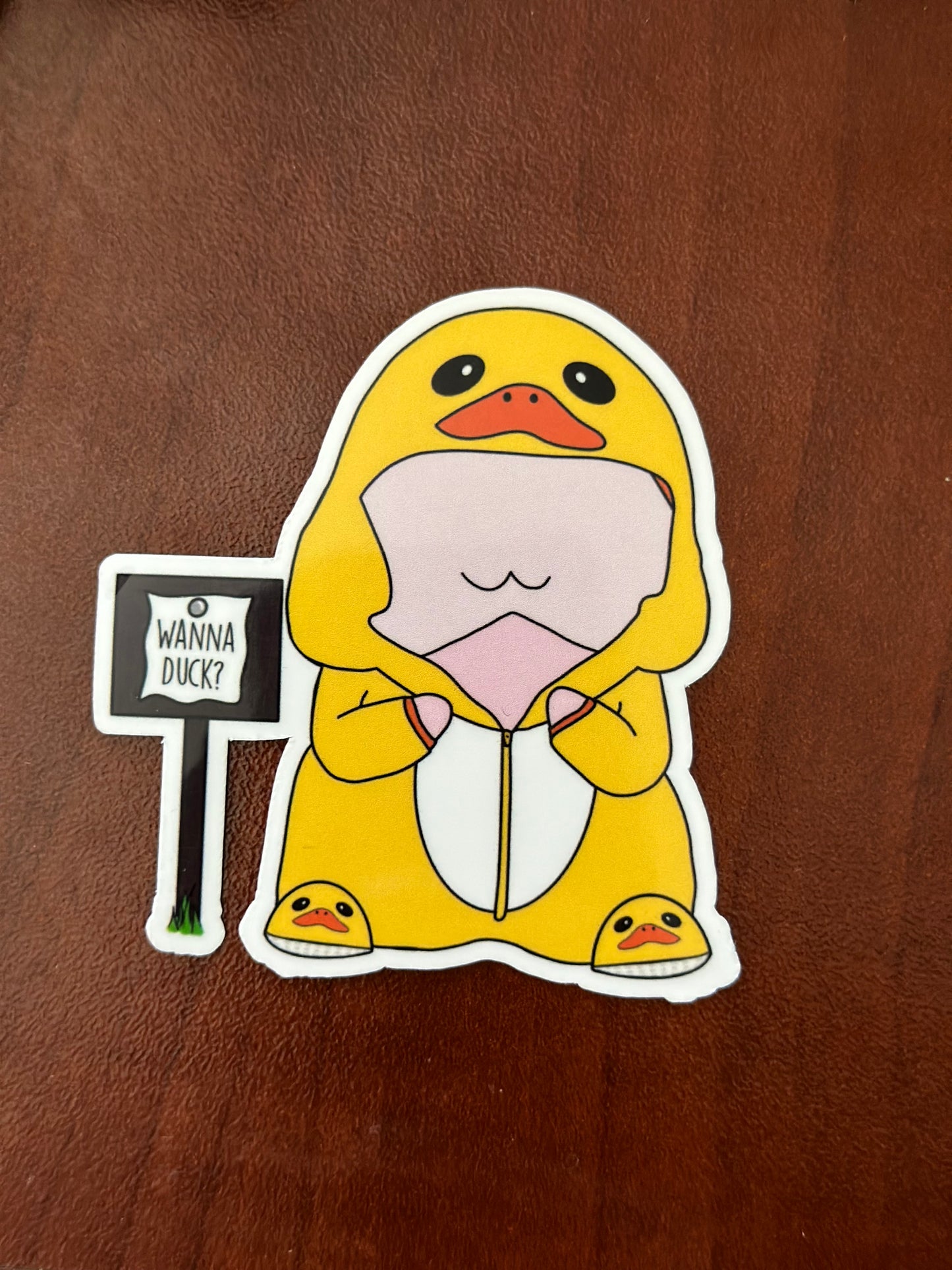 Mr. DukNchill Sticker