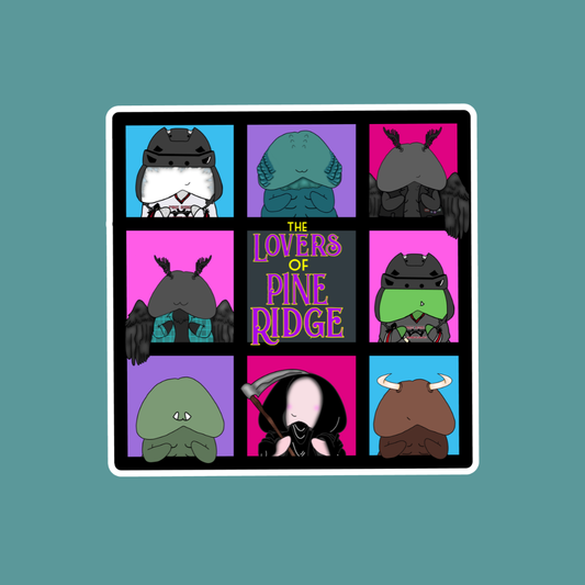 The Lovers of Pine Ridge Sticker
