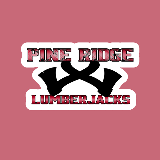 Pine Ridge Lumberjacks Licensed Sticker