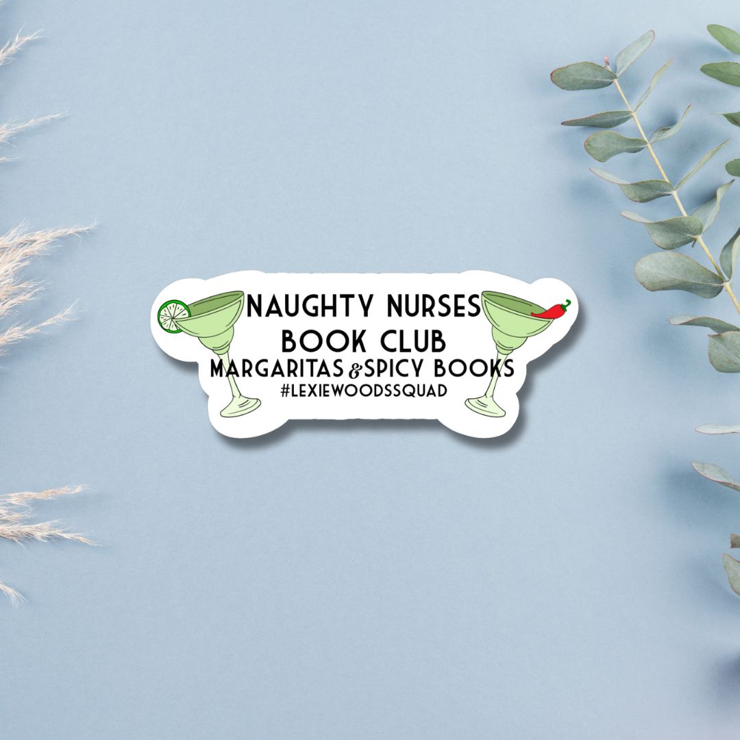 Naughty Nurses Book Club Sticker