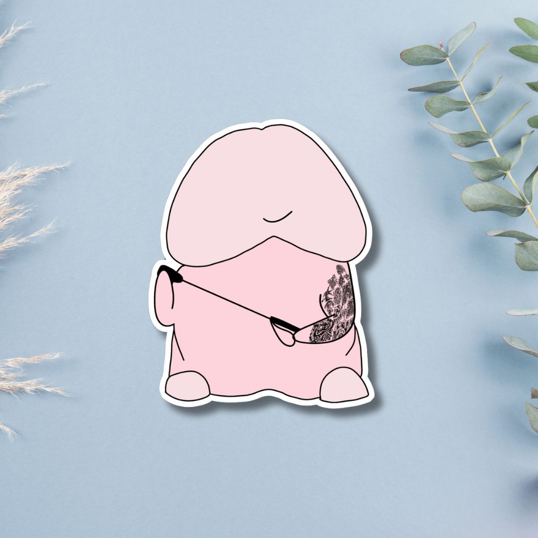 Dr Fellow Walker Peen Sticker