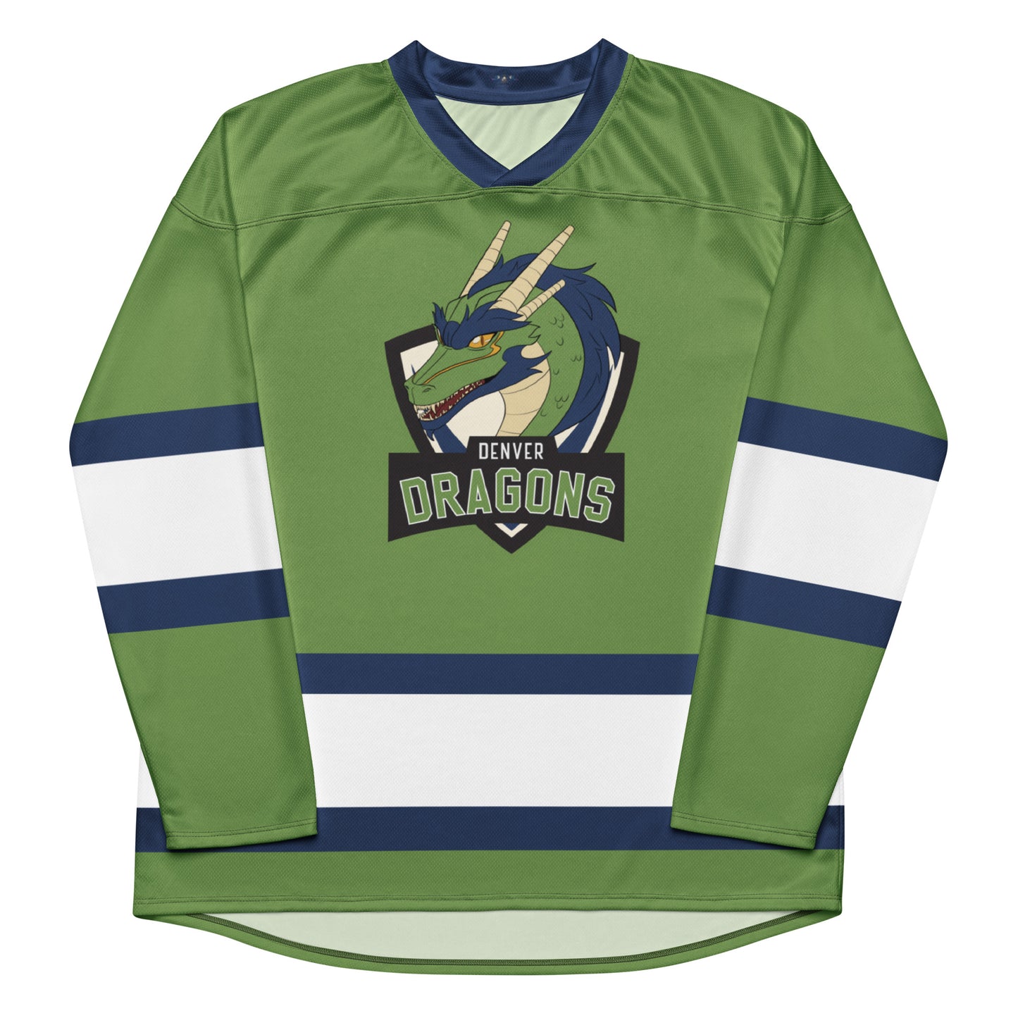 Wheeler green hockey fan jersey