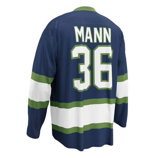 Mann hockey fan jersey