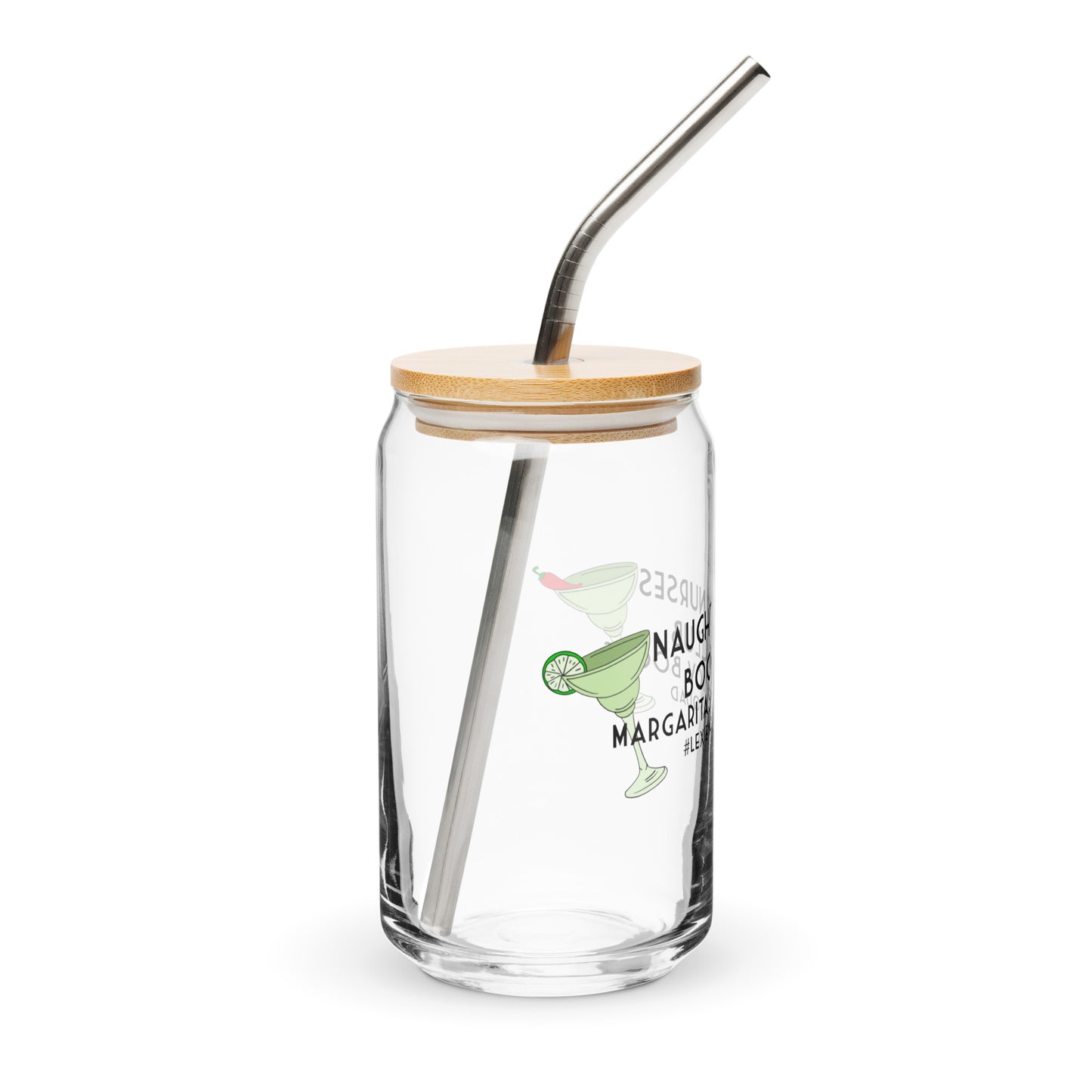 Naughty Nurses Can-shaped glass
