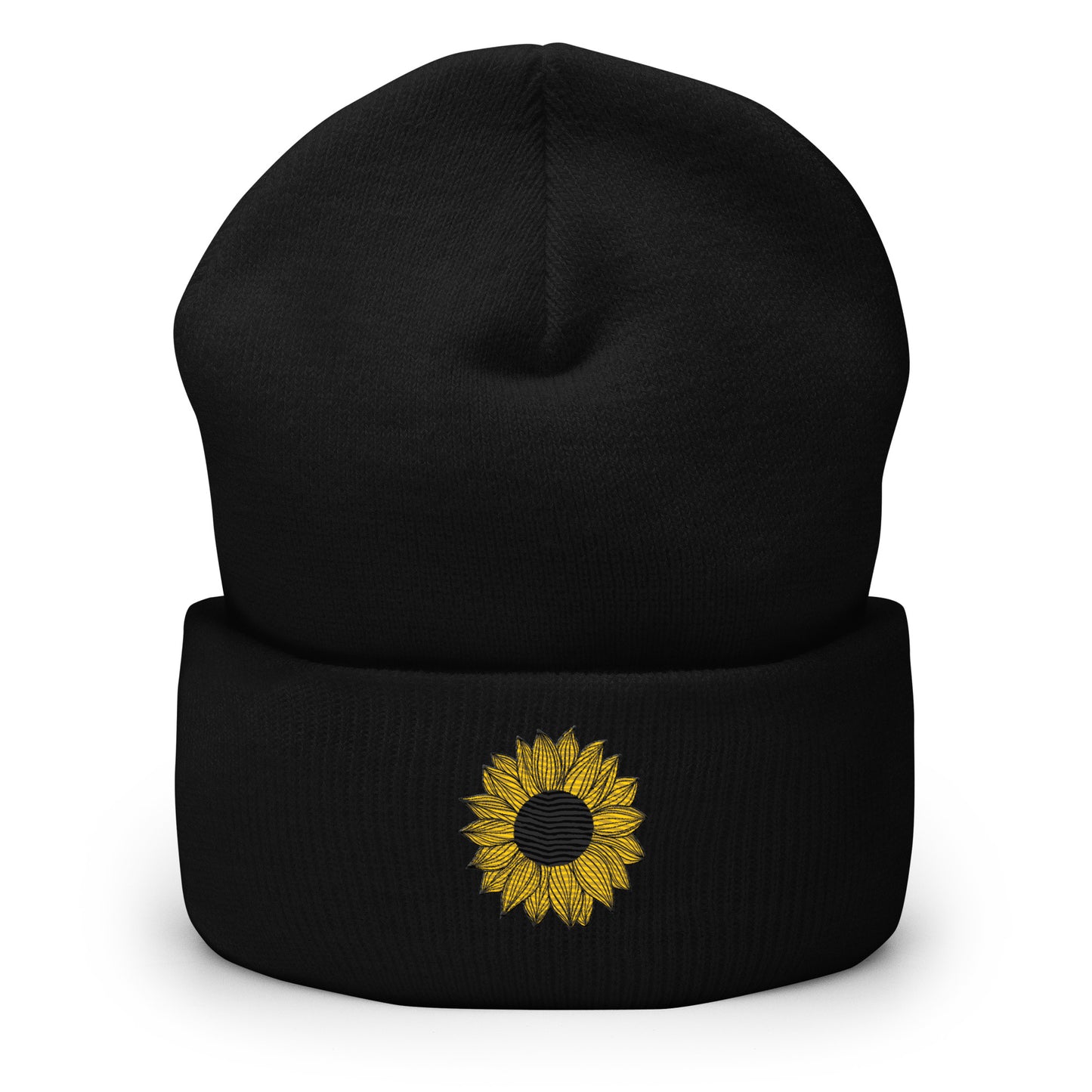 L&L Sunflower Cuffed Beanie