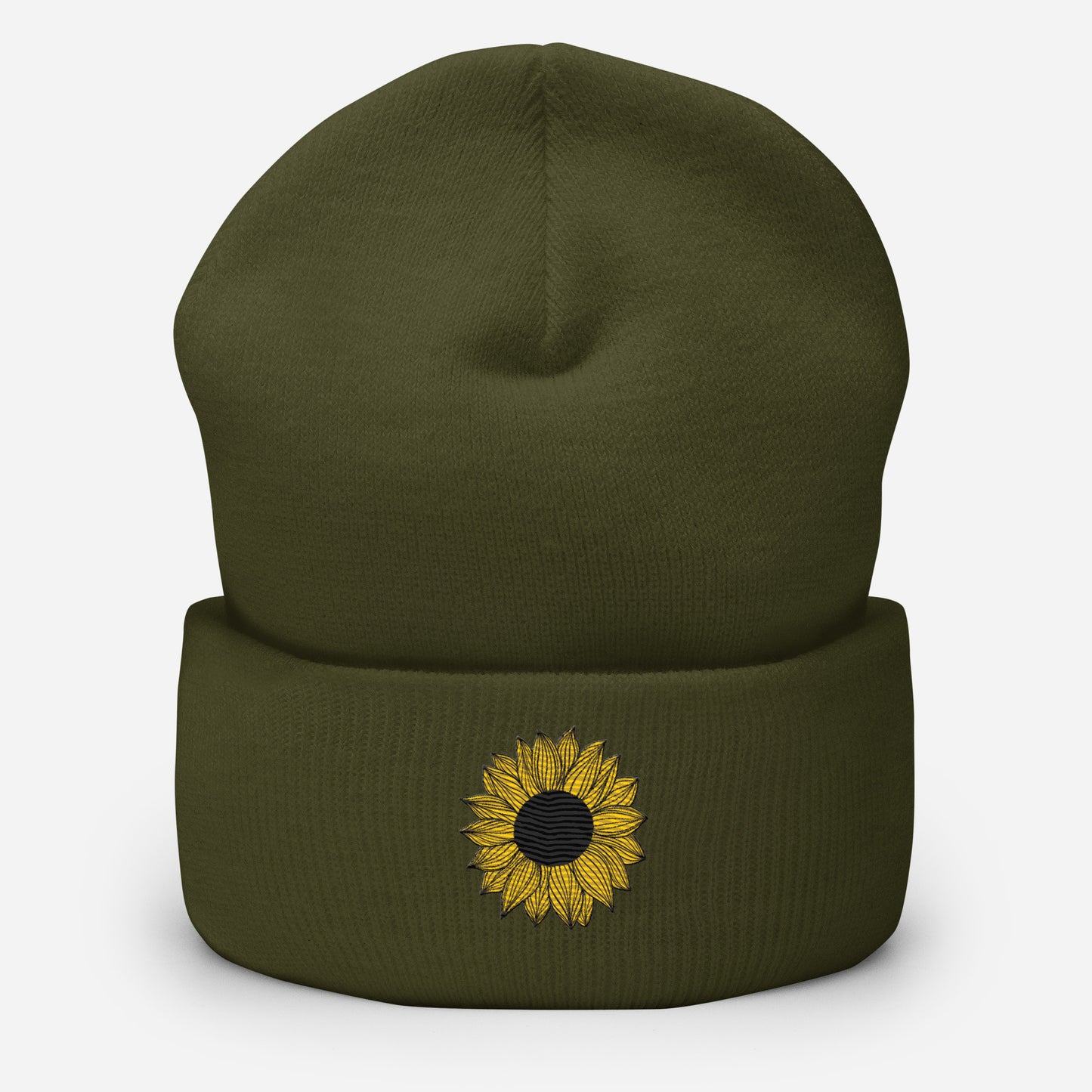 L&L Sunflower Cuffed Beanie