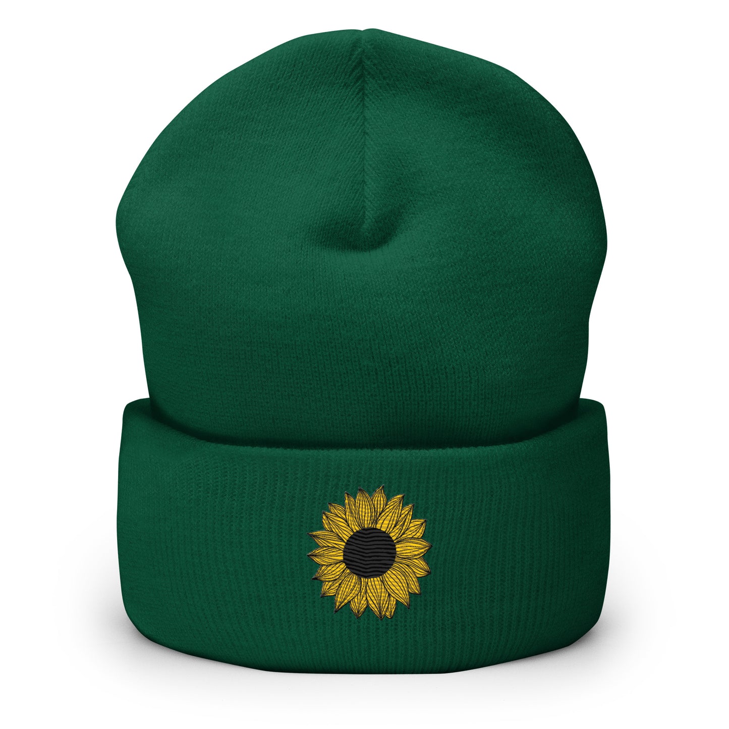 L&L Sunflower Cuffed Beanie