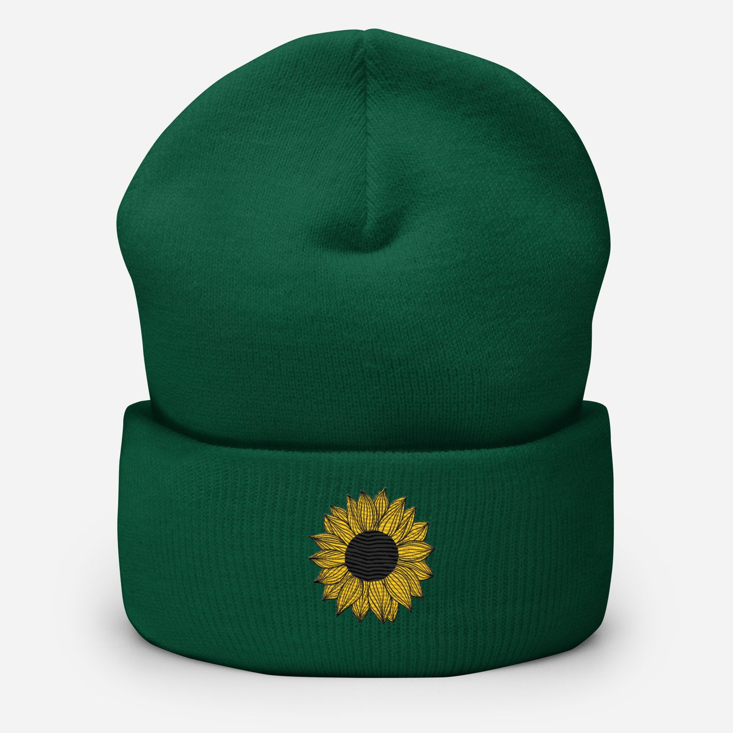 L&L Sunflower Cuffed Beanie
