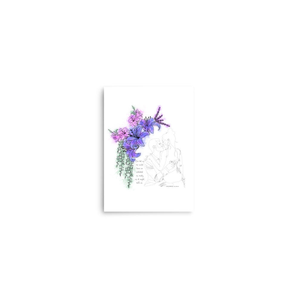 Oaths & Omissions Quote Art Print