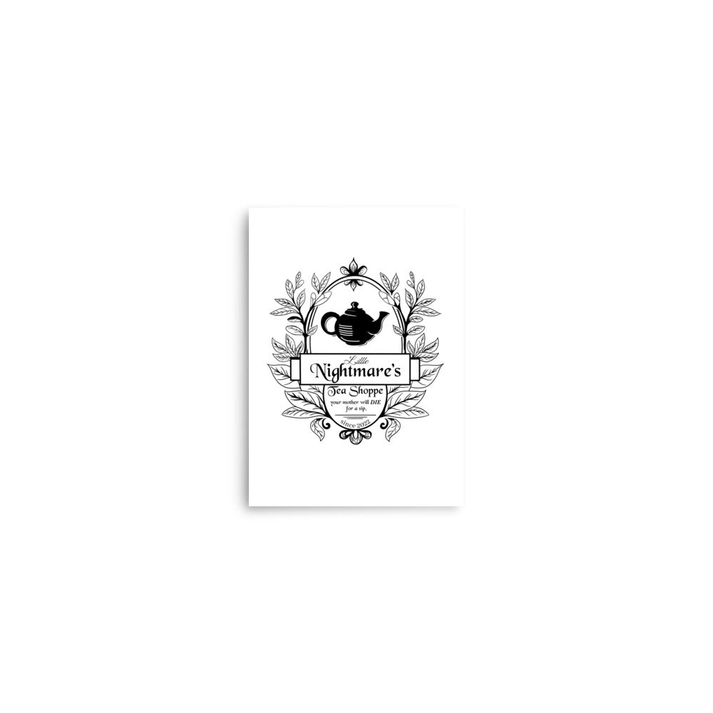 Little Nightmare's Tea Shoppe Print