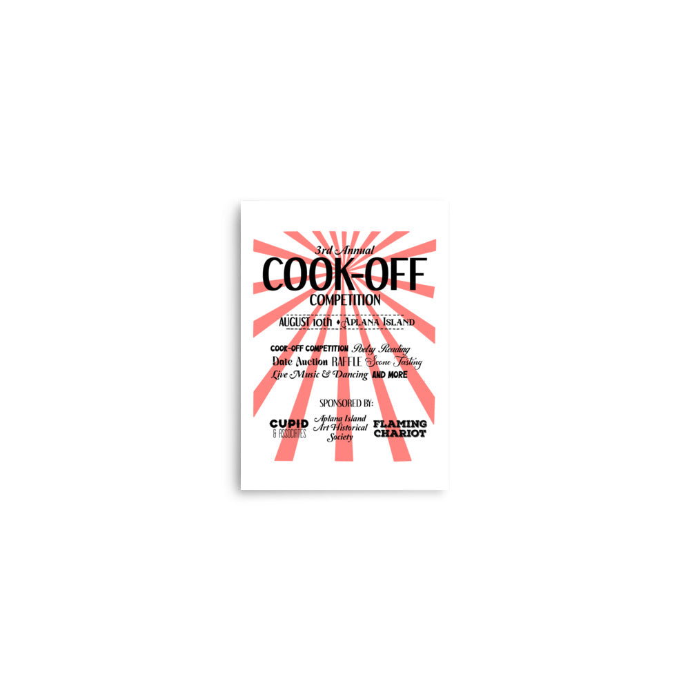 Aplana Island Cookoff Event Print