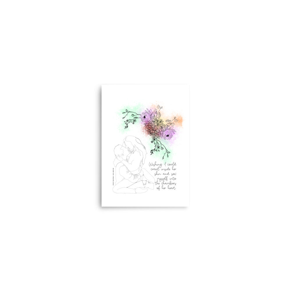 Sweet Solitude Quote Art Print