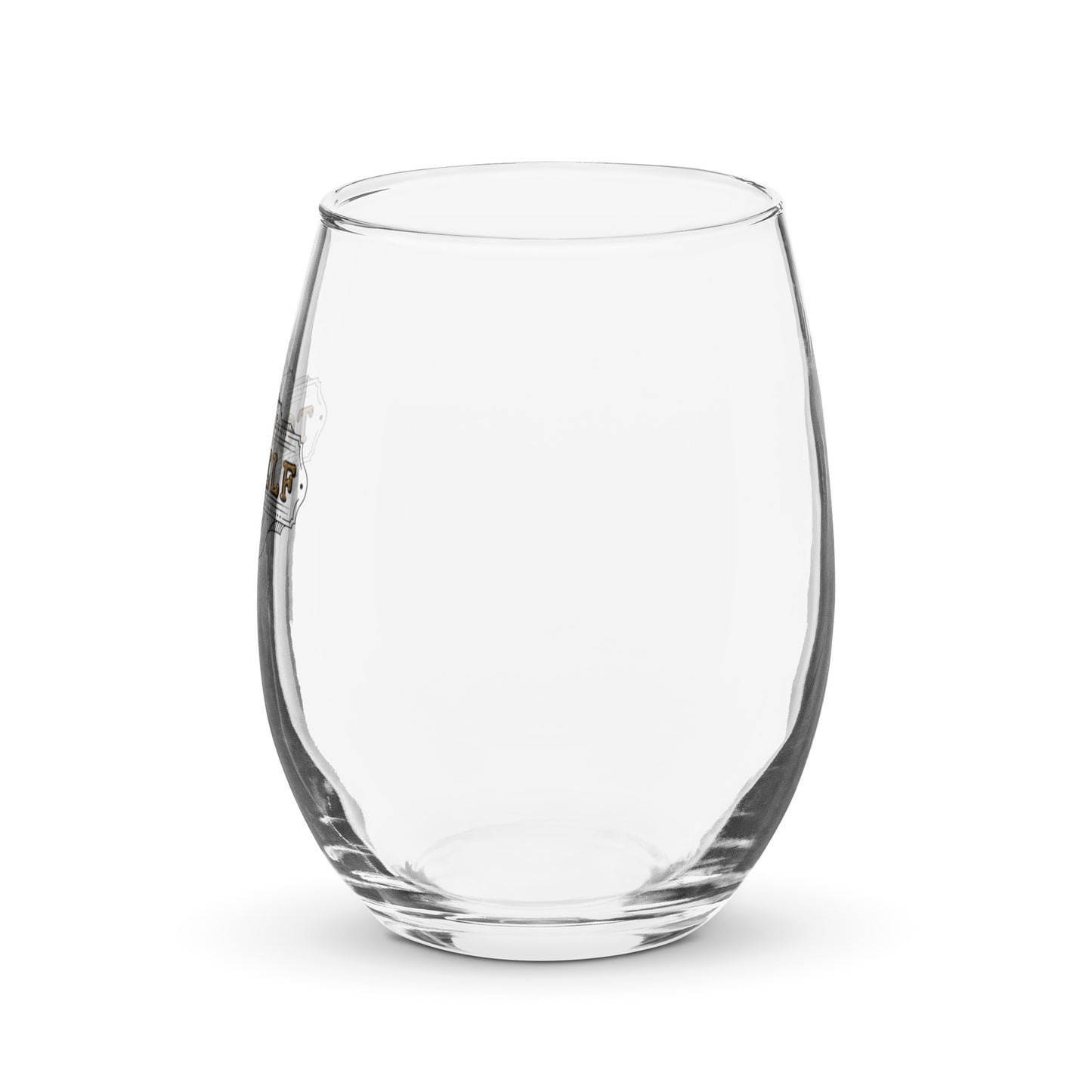 Top Shelf Stemless wine glass