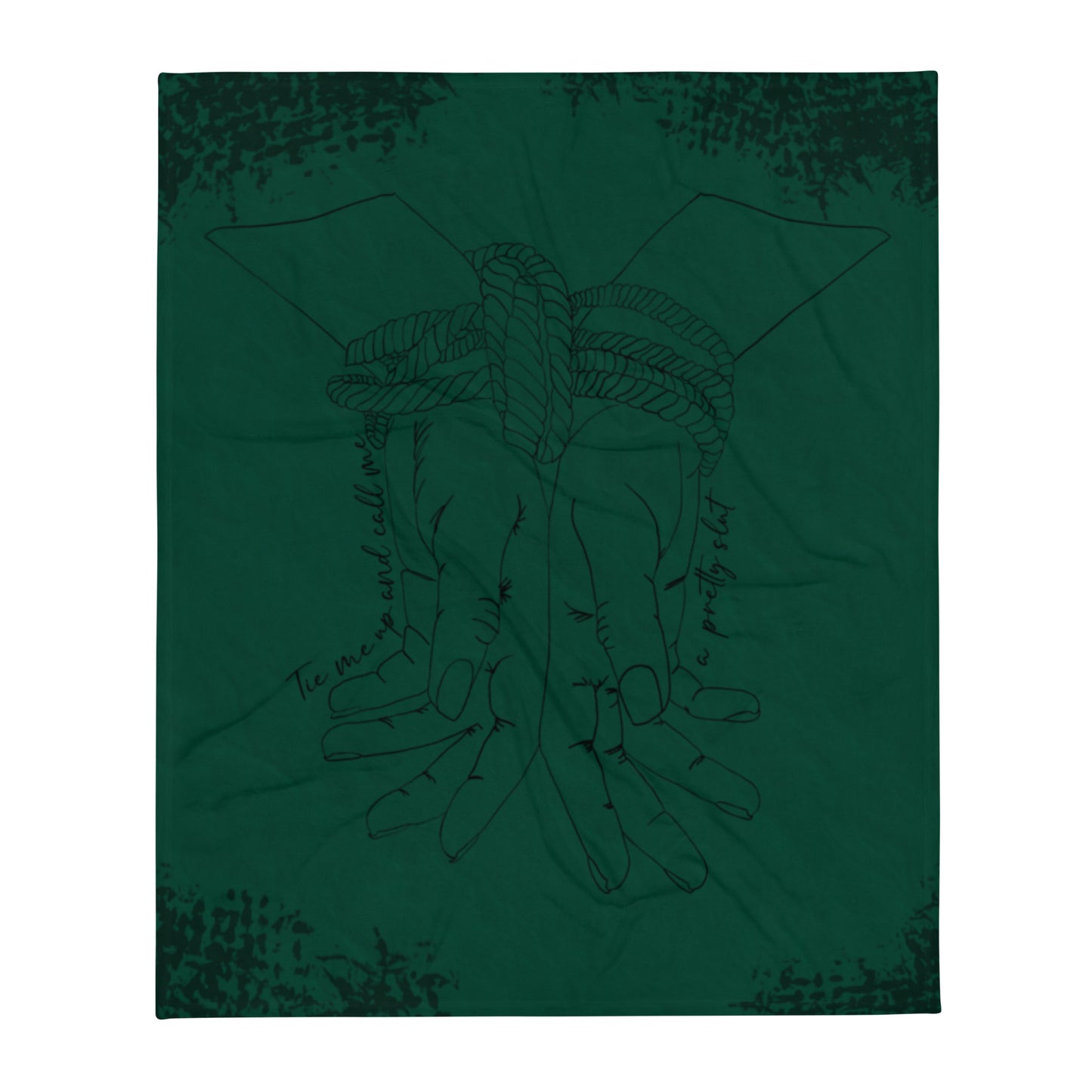 Pretty Slut Throw Blanket