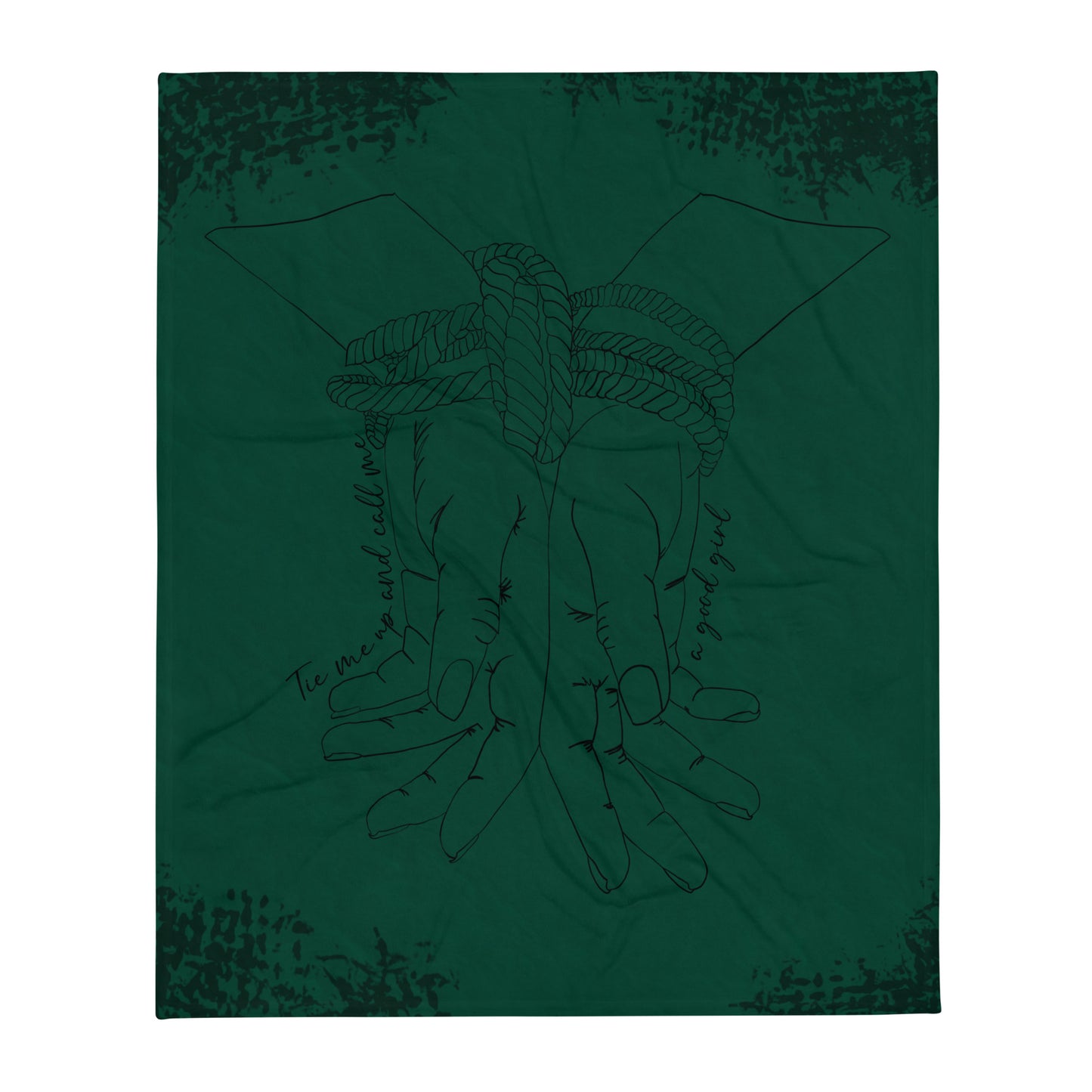 Good Girl Throw Blanket